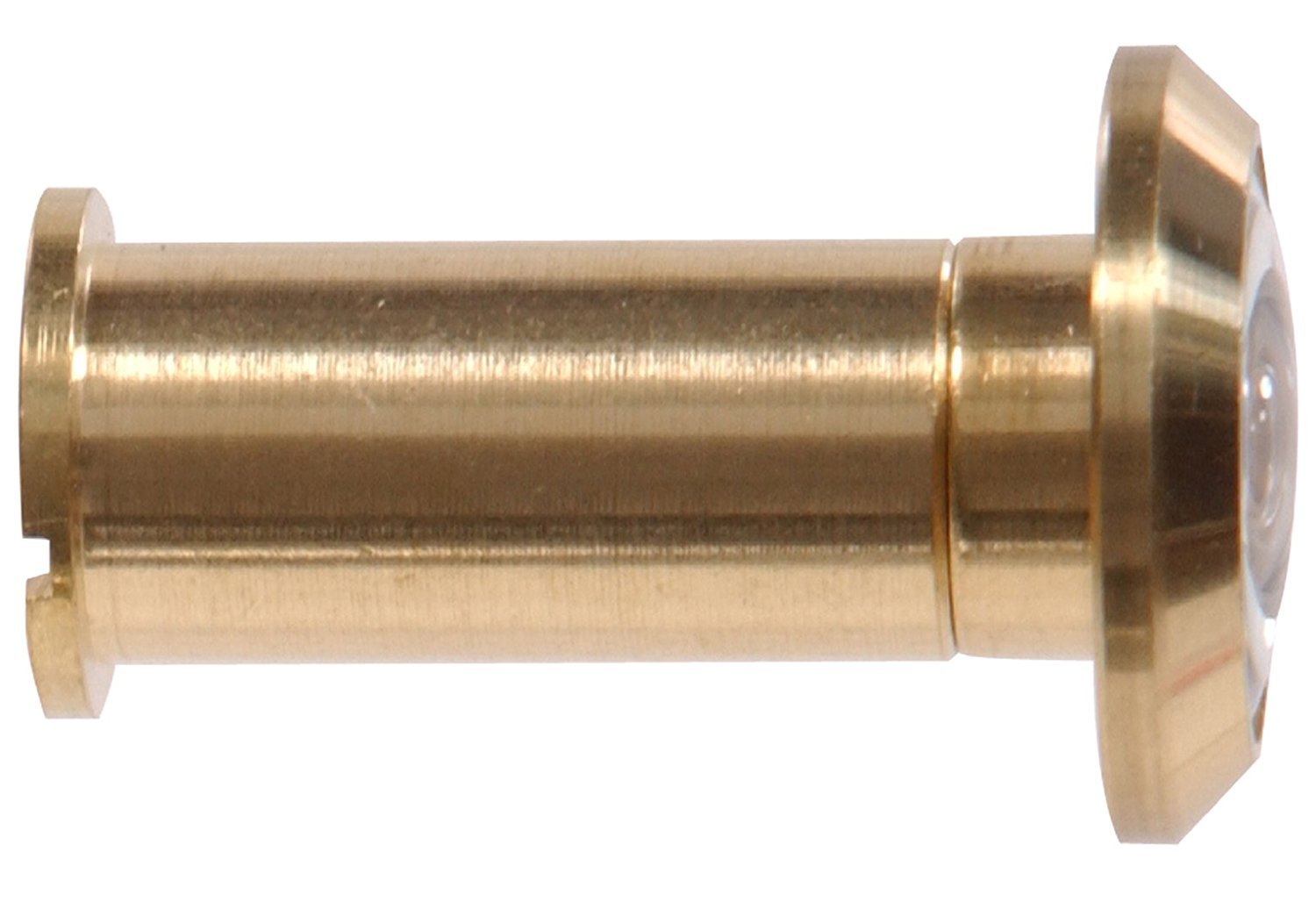 The Hillman Group 852220 200 Degree Door Viewer, Solid Brass/Bright Brass Finish