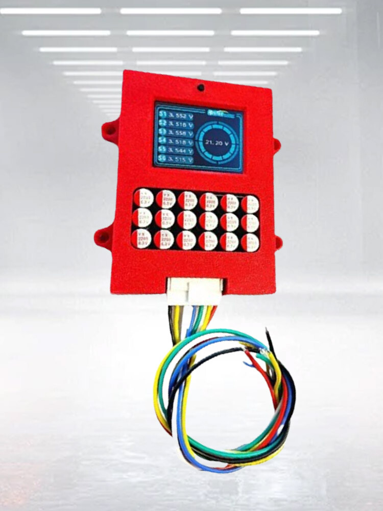 6S 5A Capacitor Active Balancer with Voltage Display LTO Battery EqualizercUsU