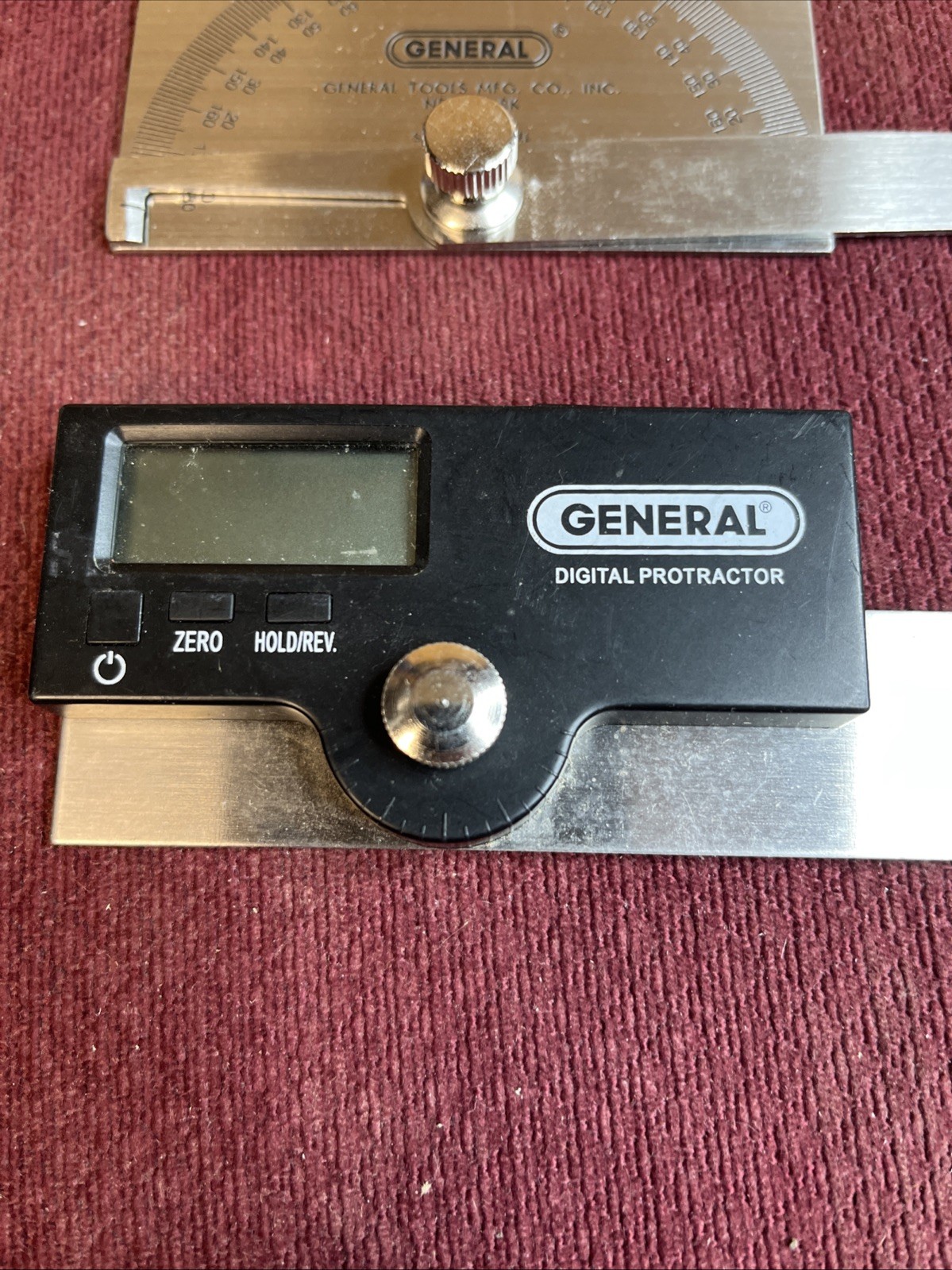 2 - General Tools PROTRACTORS 1- DIGITAL, 1-MANUAL
