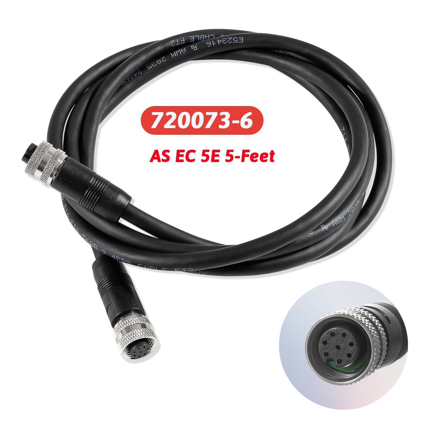 for Humminbird 720073-6 5ft. Boat Ethernet Cable AS EC 5E Ethernet Cord