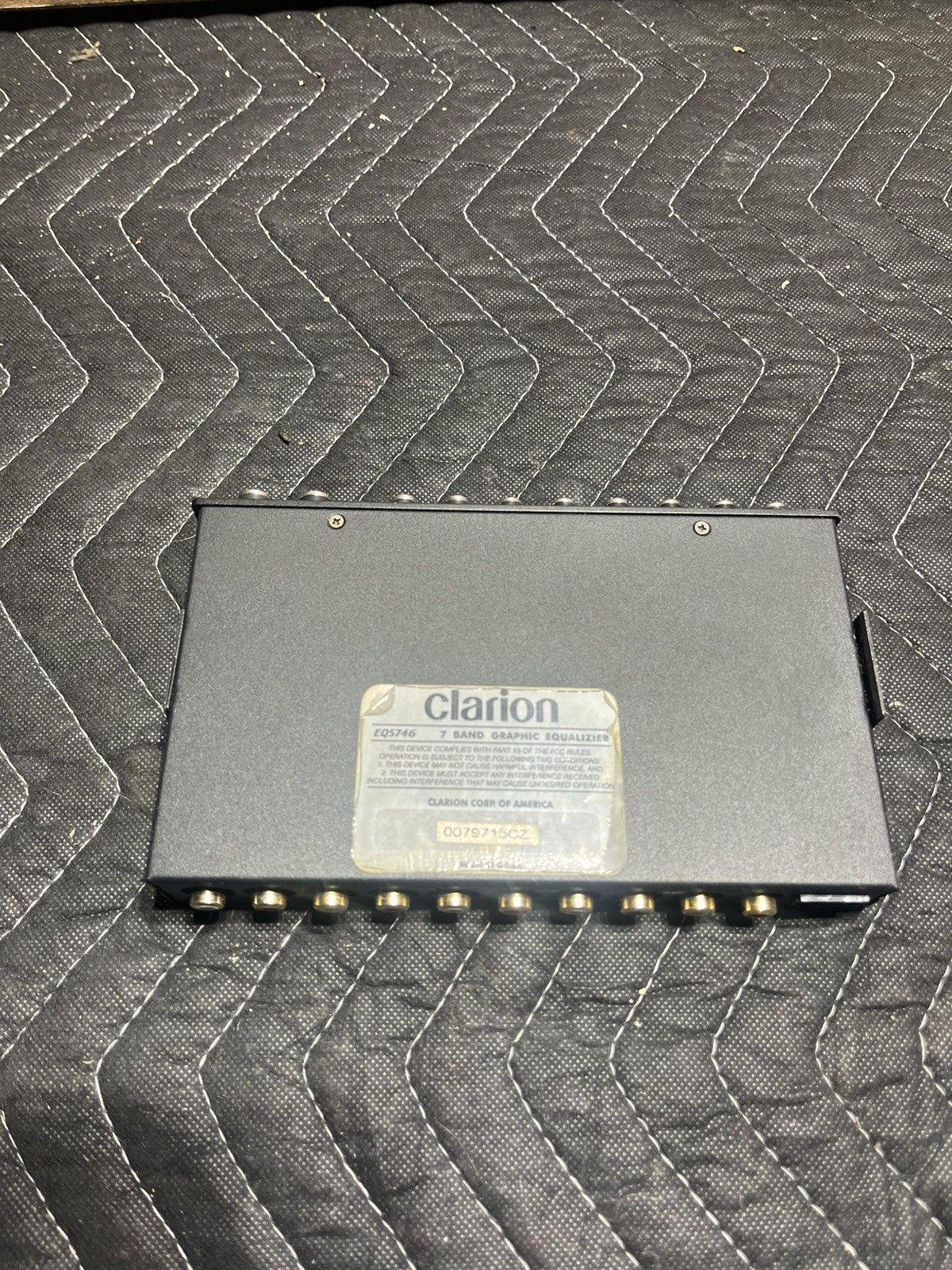 Clarion 7 Band Graphic Equalizer EQS746 tested