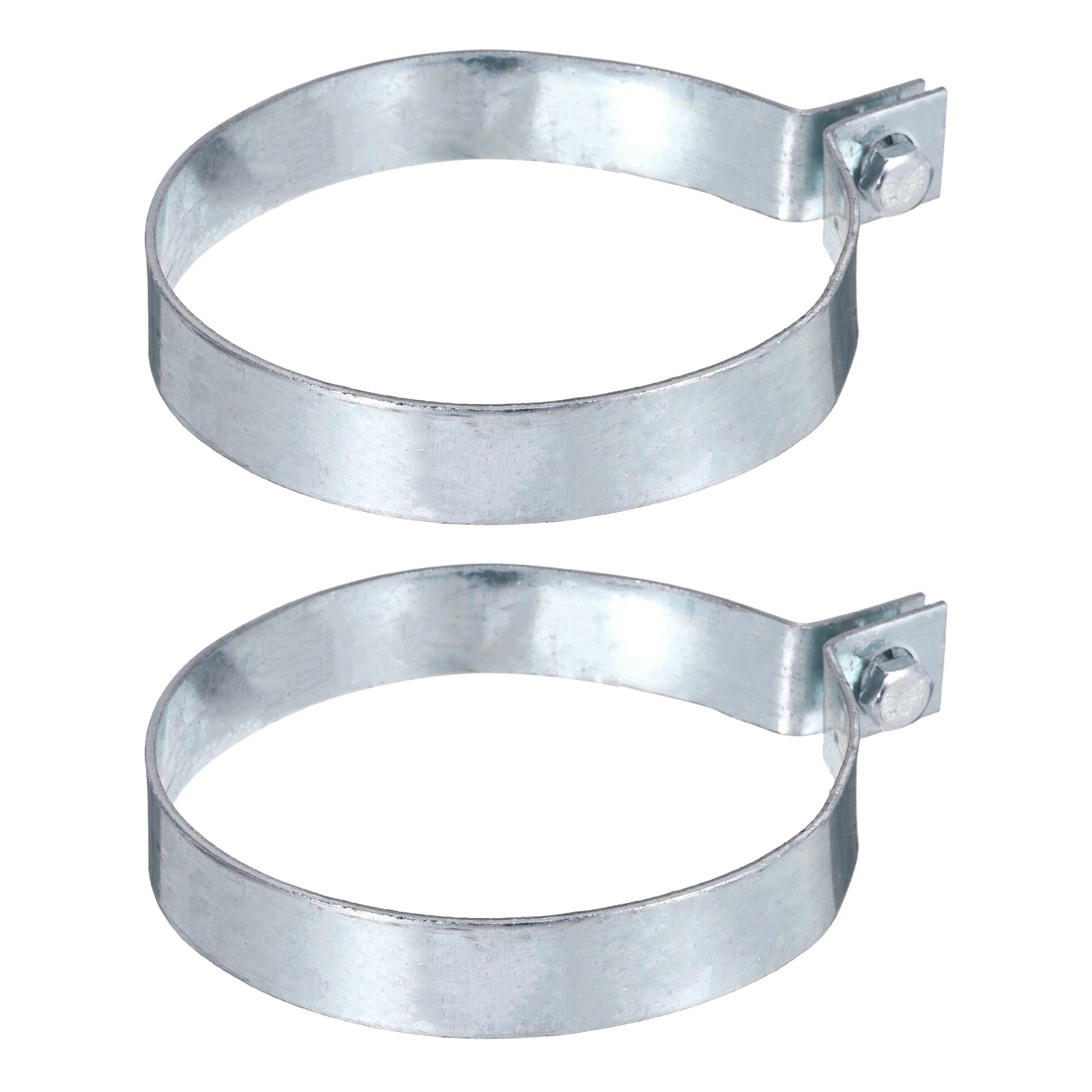2Pcs Galvanized Steel Fence Ties for Post 4-5/16"