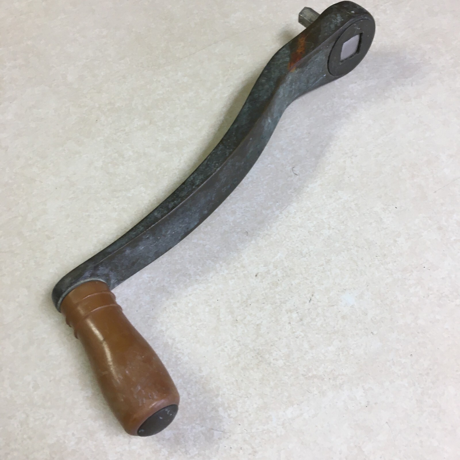 Vintage Bronze Sailboat Winch Handle 12" Long