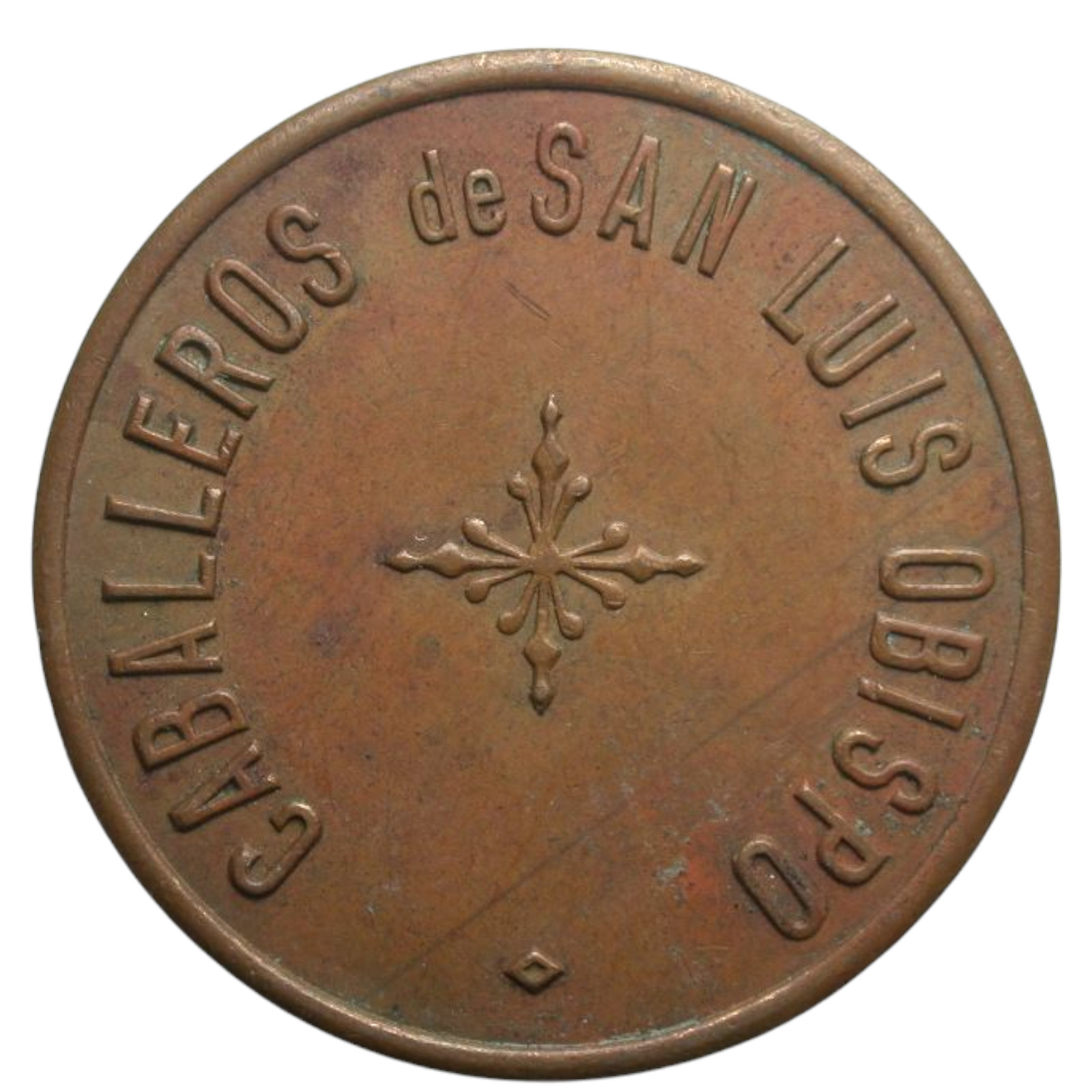 San Luis Obispo, CA "Caballeros" Token