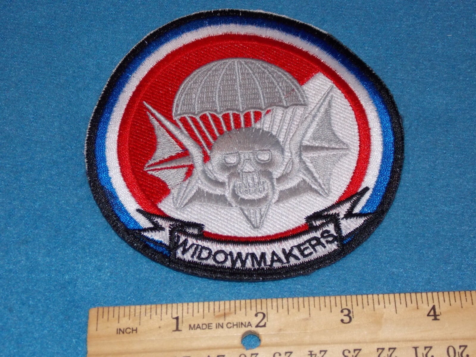 MILITARY WIDOWMAKERS 4 INCH PATCH - MINT