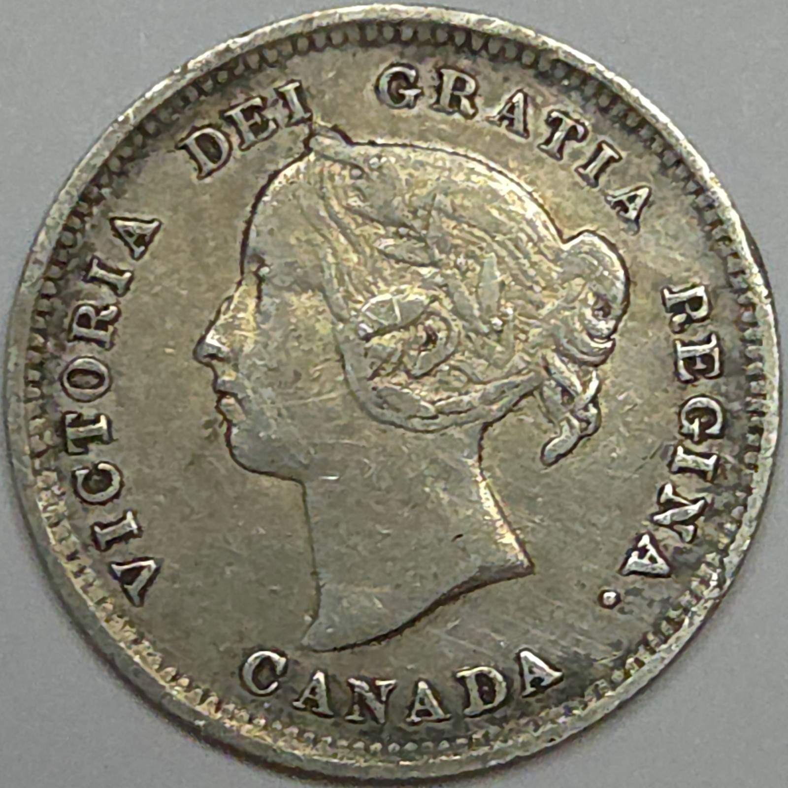 1888 Canada Silver 5 Cents - VF (Lot#1)
