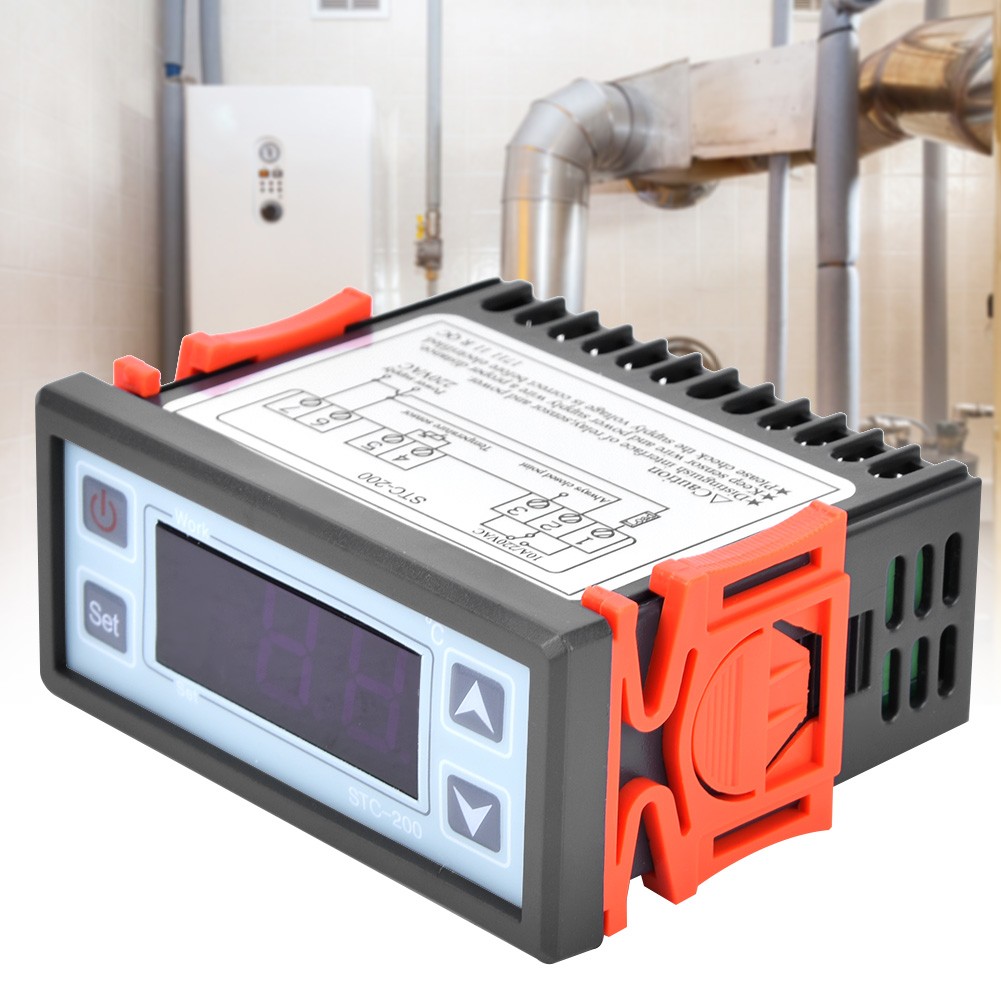 STC‑200 Digital Microcomputer Thermostat Temperature Controller With Refrige