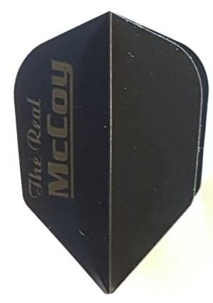 McCoy Xtra Strong Standard Black with Gold Text The Real McCoy Dart Flight