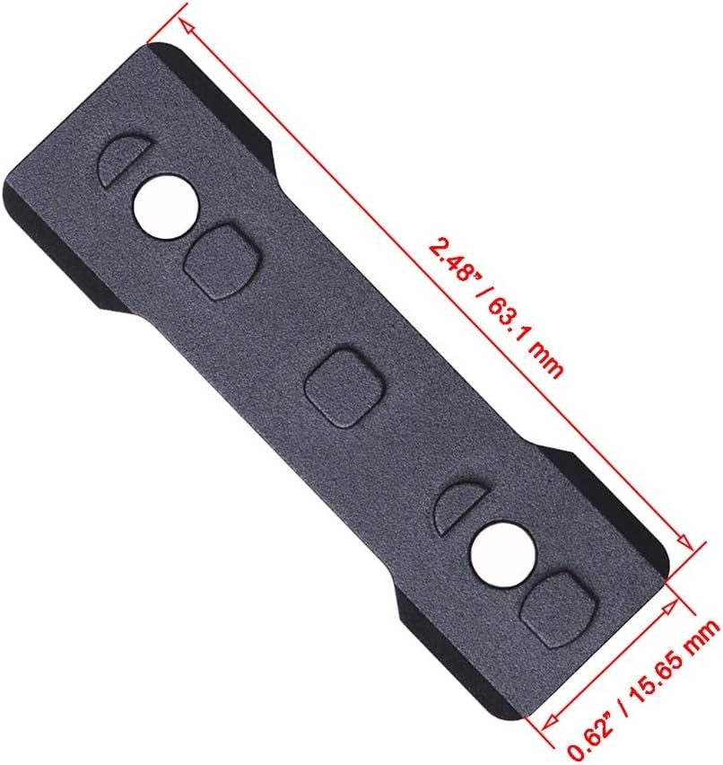 Upgraded Low Profile Bipod Mount Adapter fit for Mlock