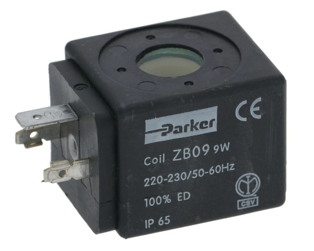 PARKER ZB09 9W 220 - 230V VOLT SOLENOID VALVE COIL ONLY COFFEE ESPRESSO MACHINE