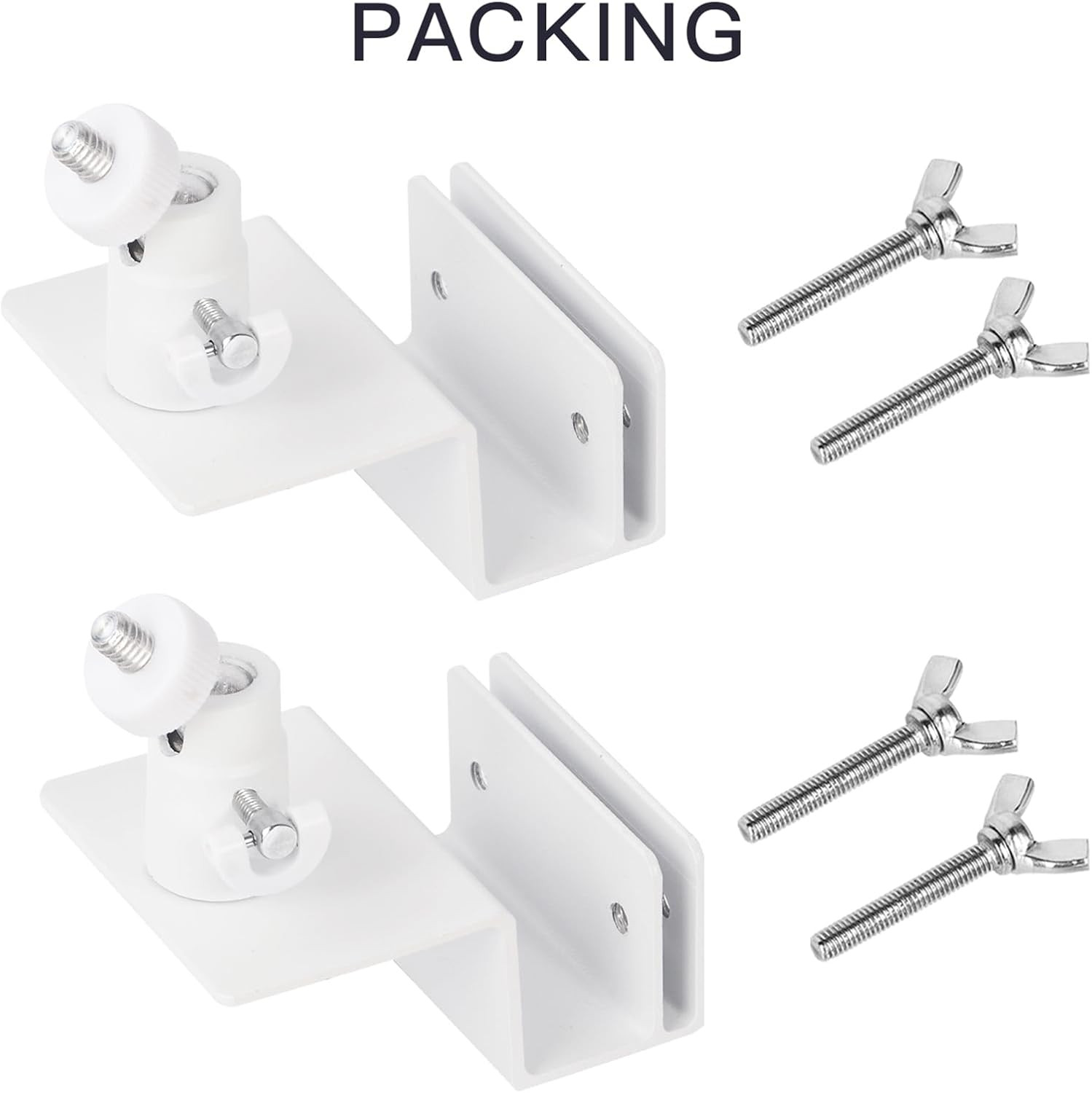 2Pack Gutter Mount Compatible with Eufy Security Solocam S220/C210, Eufycam 2C/2