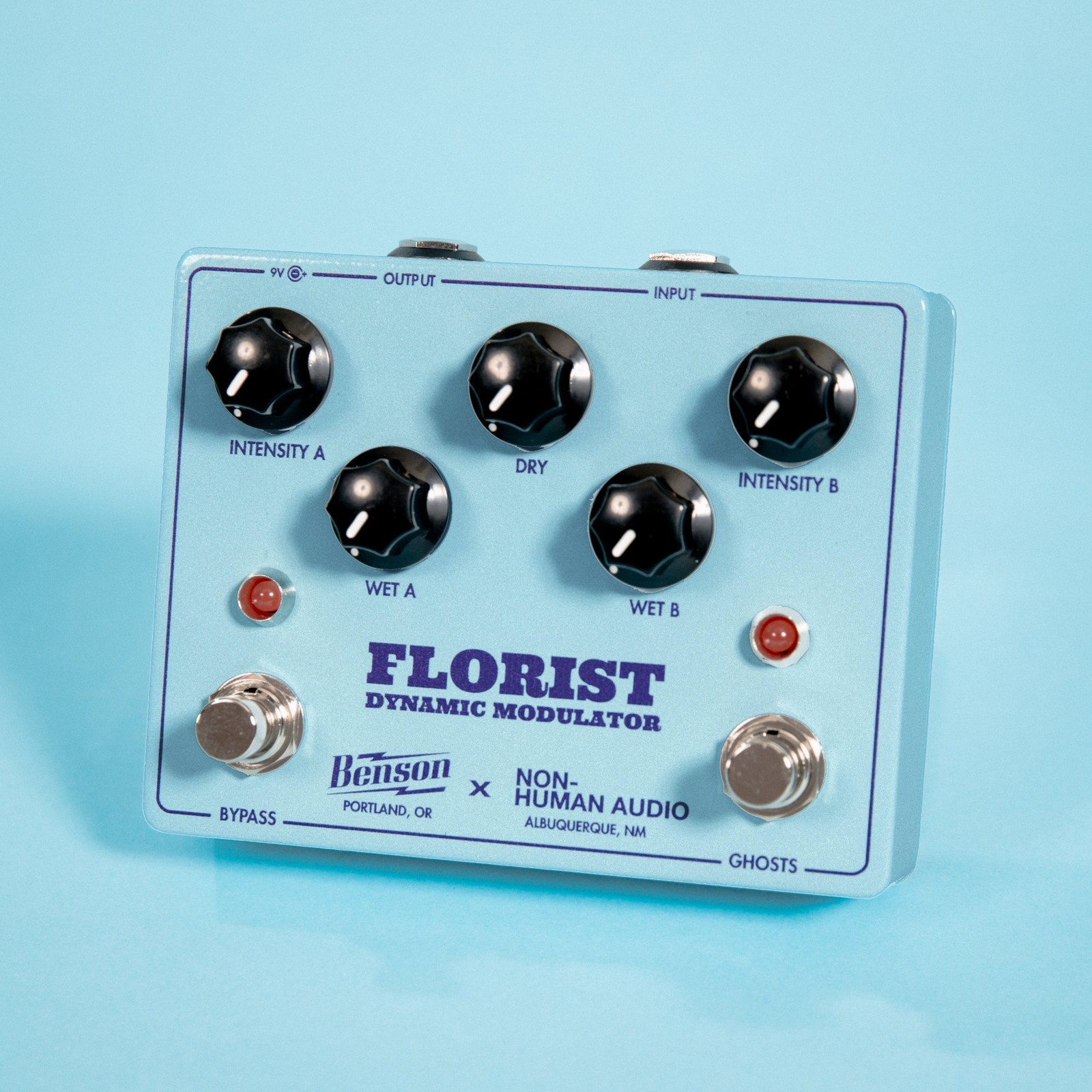 Benson x Non-Human Audio Florist Dynamic Modulator Pedal - Grape
