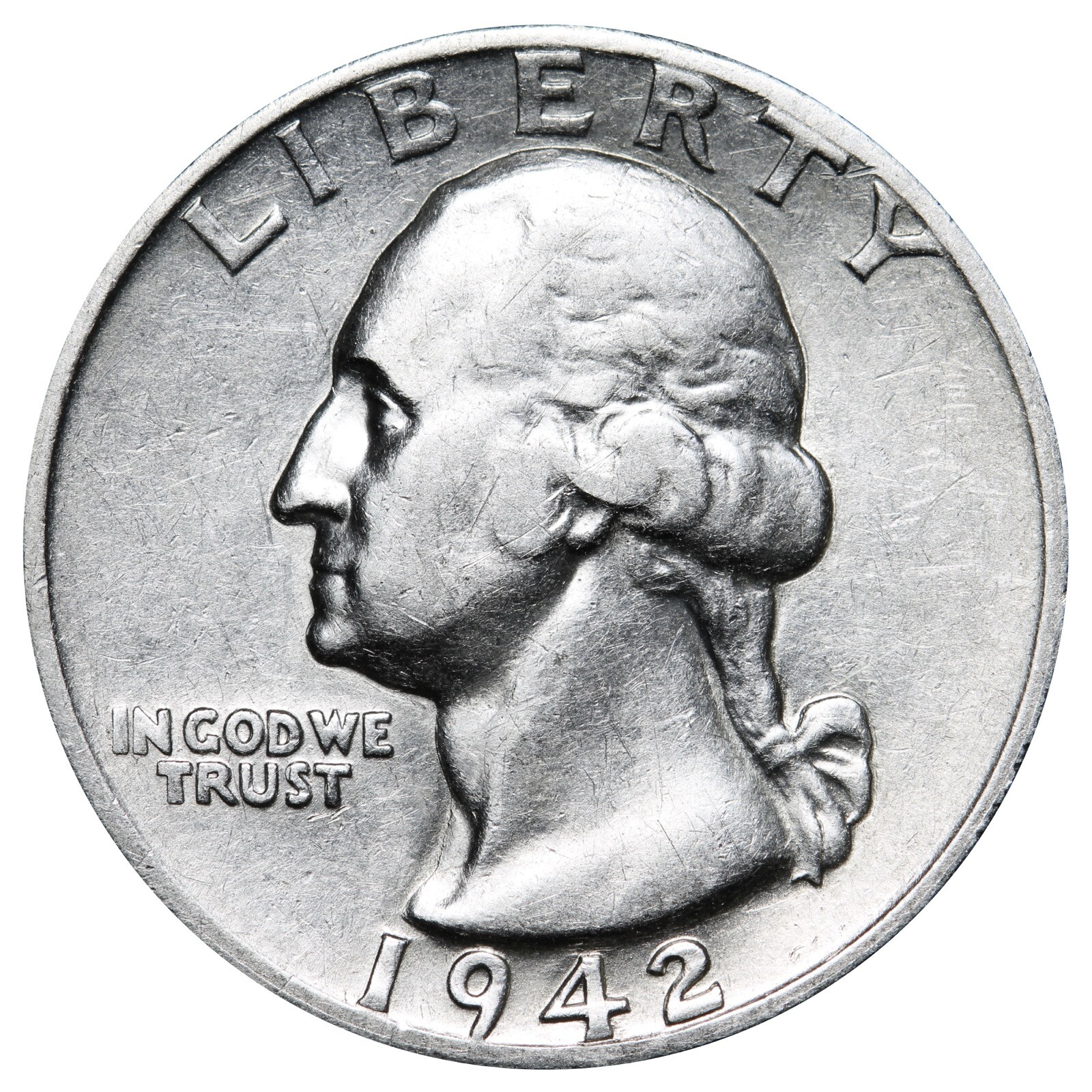 1942-S Washington Quarter XF/AU Complete Your Album!