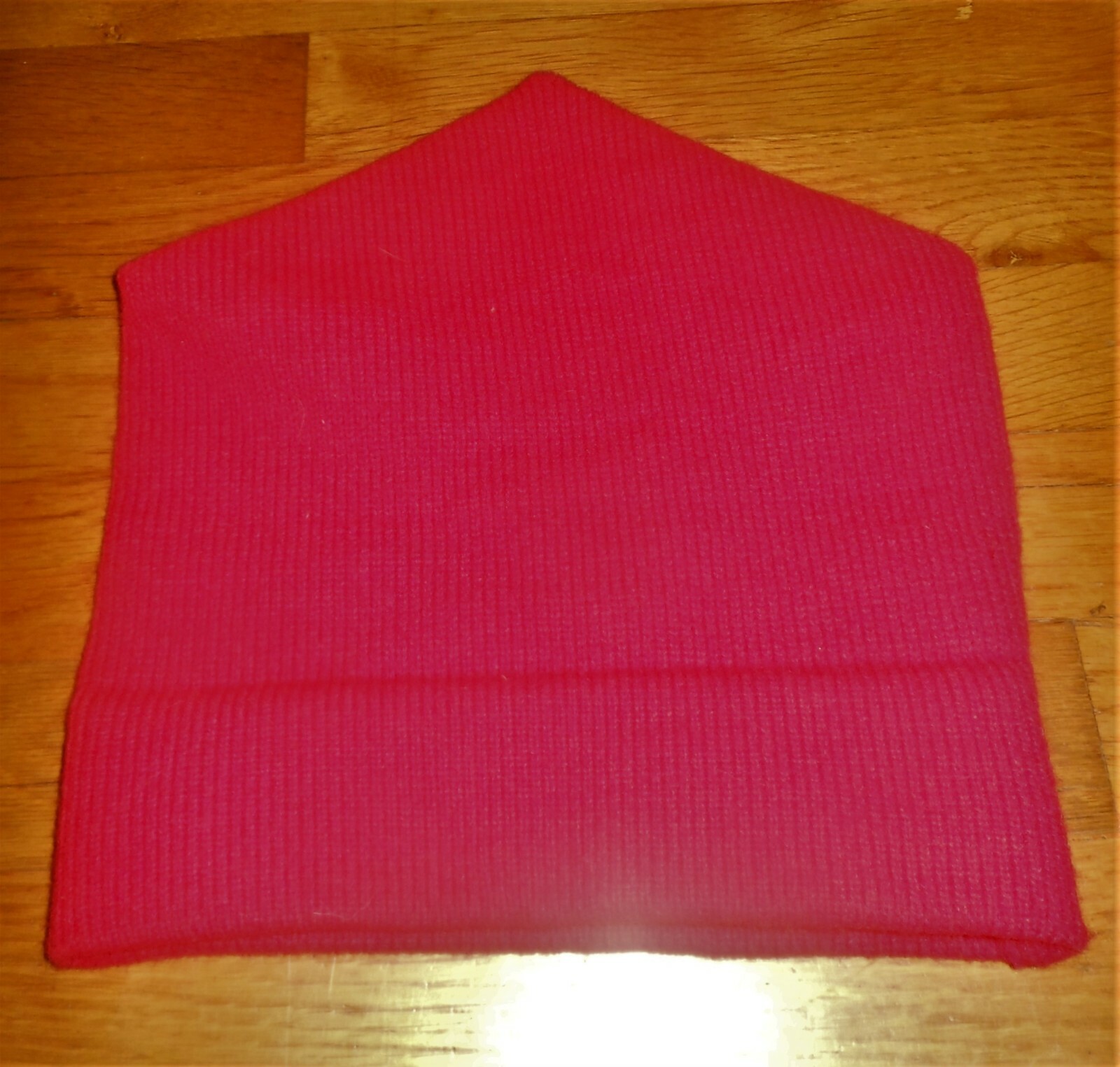 Maureen Of The Mews Ski Hat RED Beanie Knit Cap  One Size Fits All  USA MADE