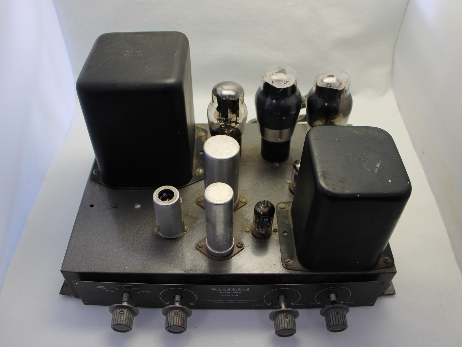 Heathkit Vintage A-9B Tube Amplifier Audio Mono Monoblock *PARTS OR REPAIR*