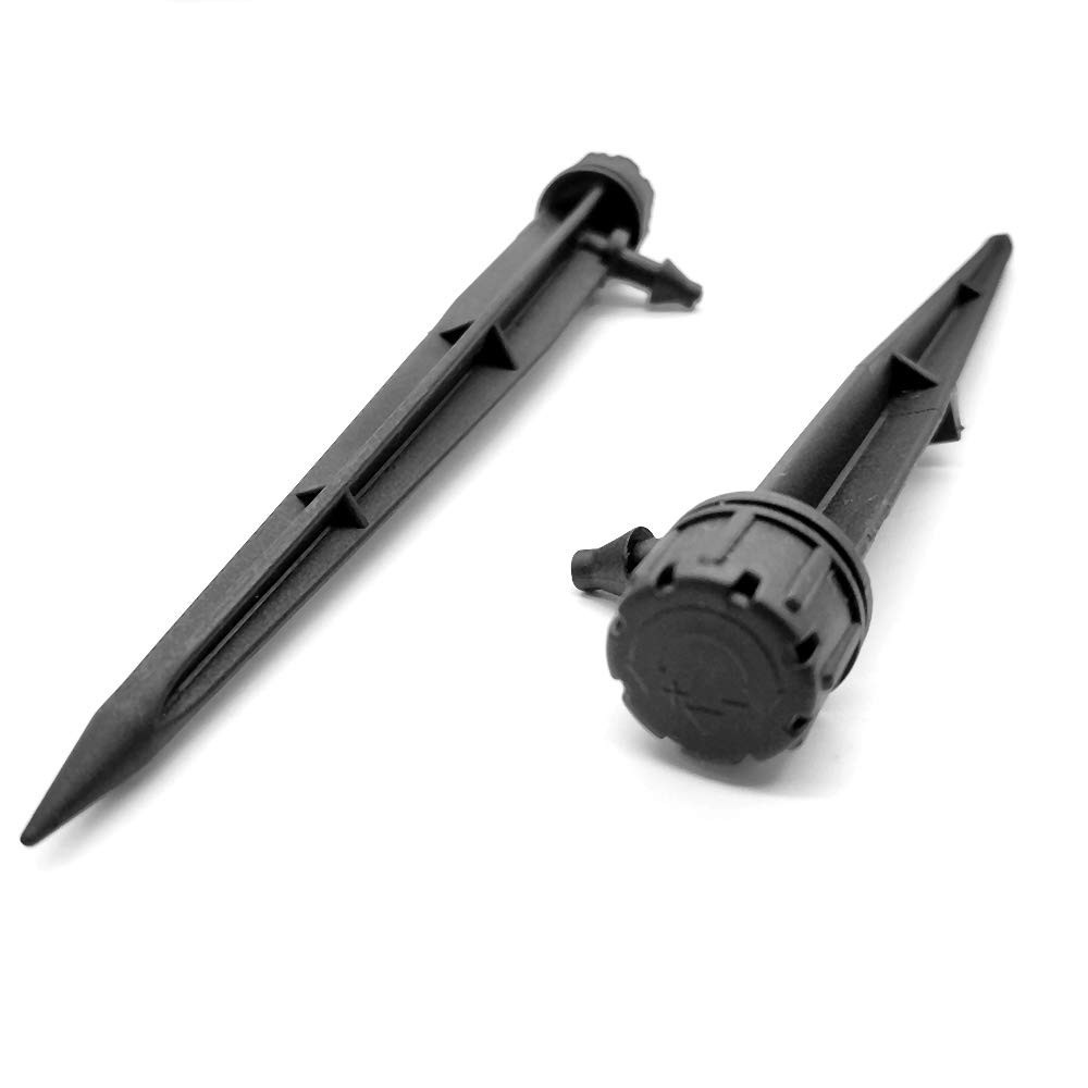 50PCS Adjustable Irrigation Drippers for 4/7mm Tubes - Efficient Water Control