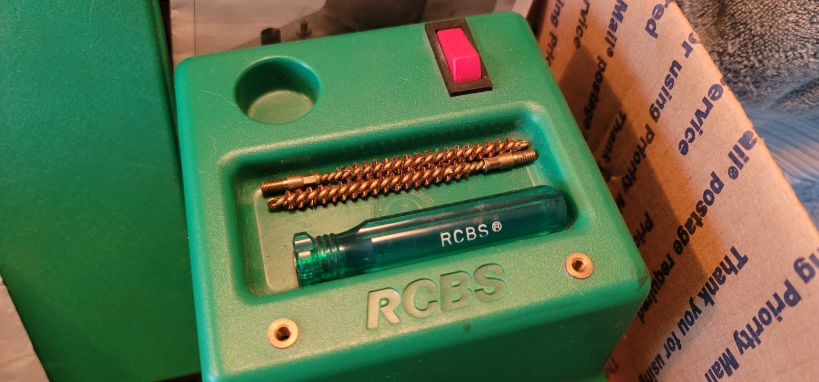 RCBS Trim Mate Case Prep Center With Accessories Euc