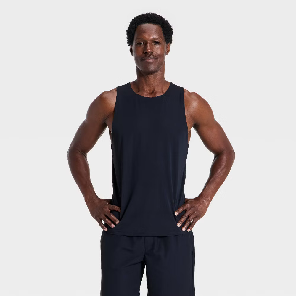 Men Elevated Run Tank Top - All In Motion Black L