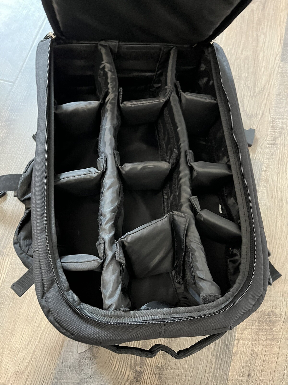 D&LX Hiking DSLR Camera Photography Backpack Black