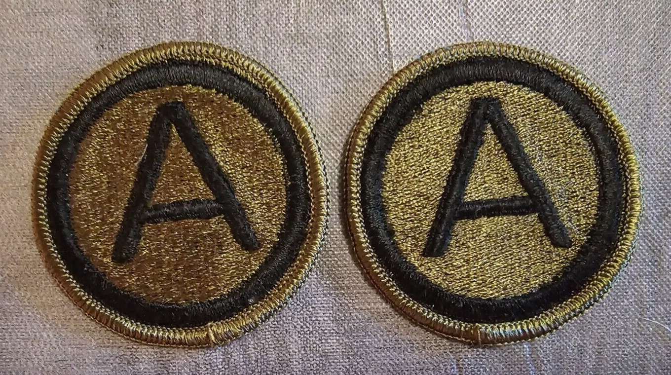 US Military -2 3rd Third Army patches