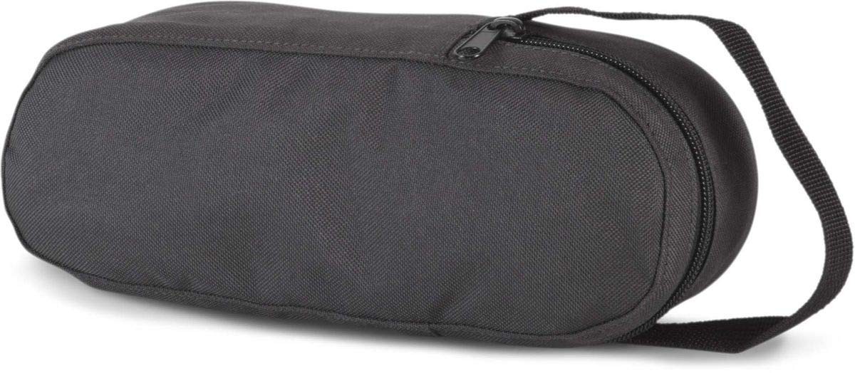 Boules bag for 3 balls, with zip, charcoal.