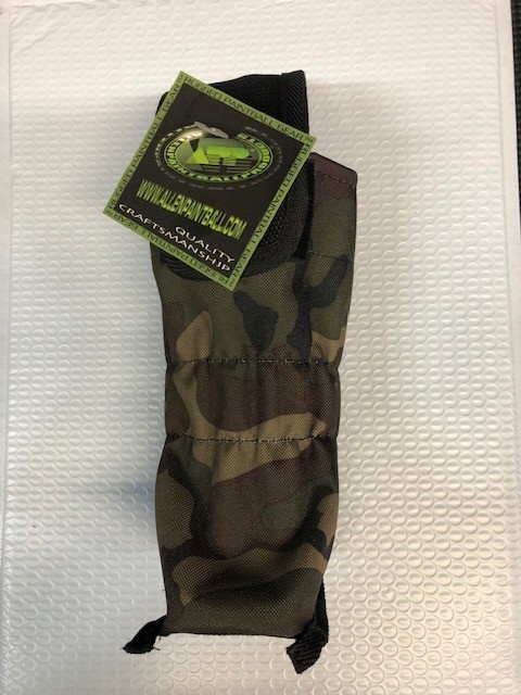 ALLEN PAINTBALL 20oz. /Universal Tank Pouch Woodland-  Very Rare FREE SHIPPING