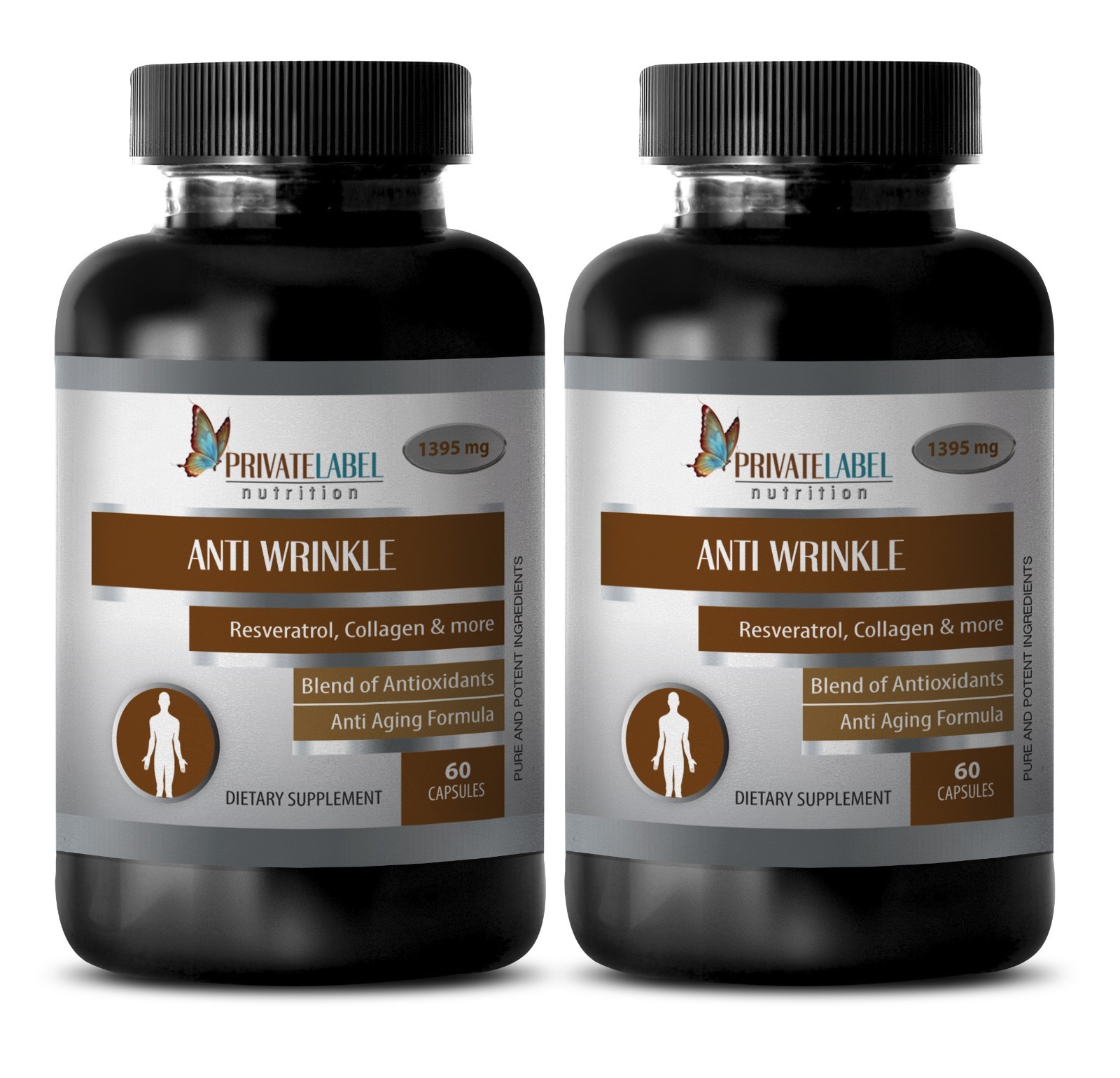 Aloe vera powder - ANTI WRINKLE COMPLEX 1395mg - immune support supplement - 2 B