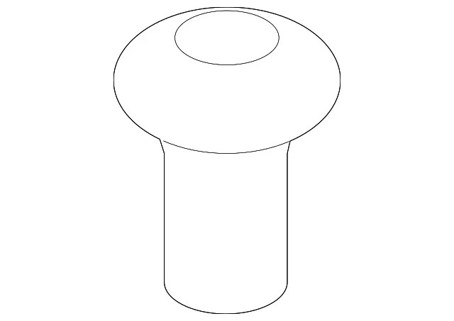 Audi Genuine Radiator Support Access Cover Bolt - N-911-182-02