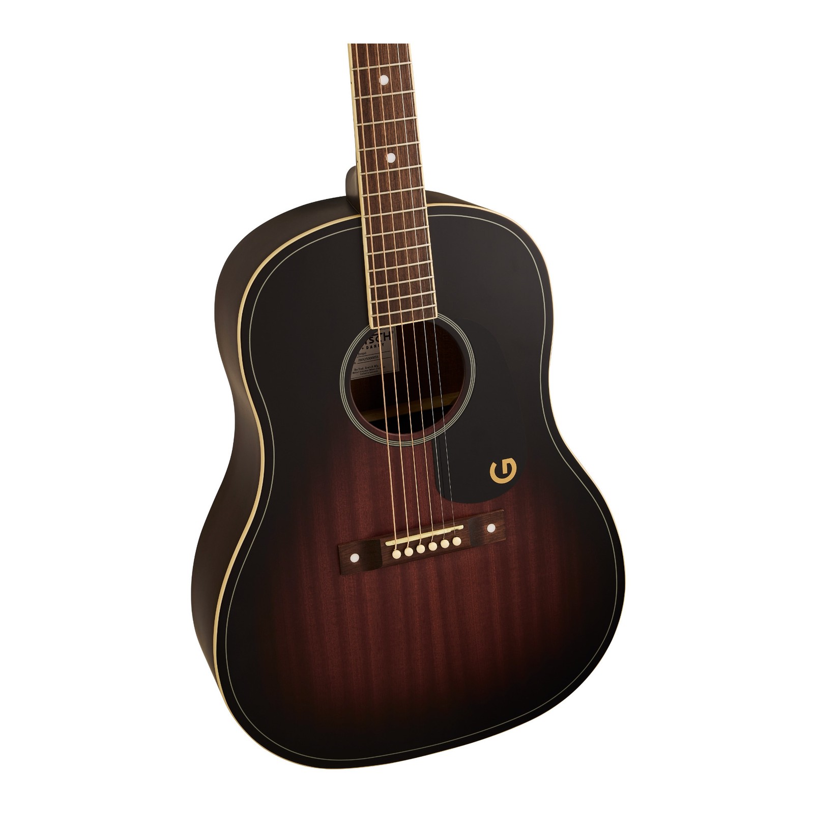 Gretsch Jim Dandy Dreadnought Guitar Walnut Fingerboard (Deep Cherry Burst)