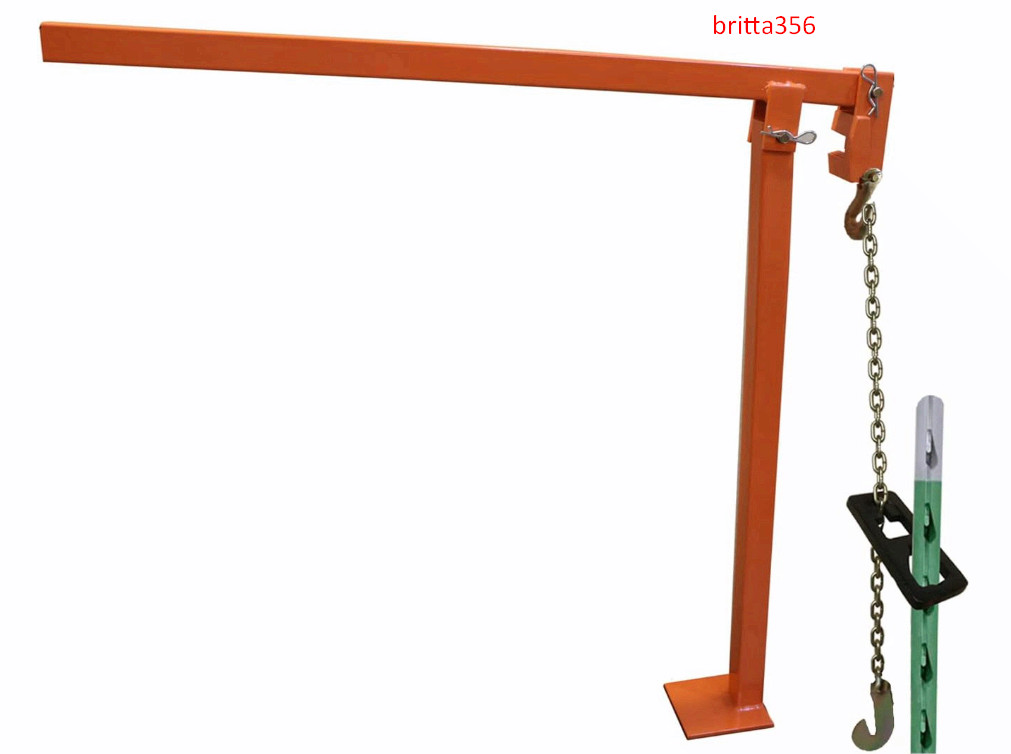 T Post Puller Fence Post Puller Heavy Duty Fence Post Puller with 47" Lifting