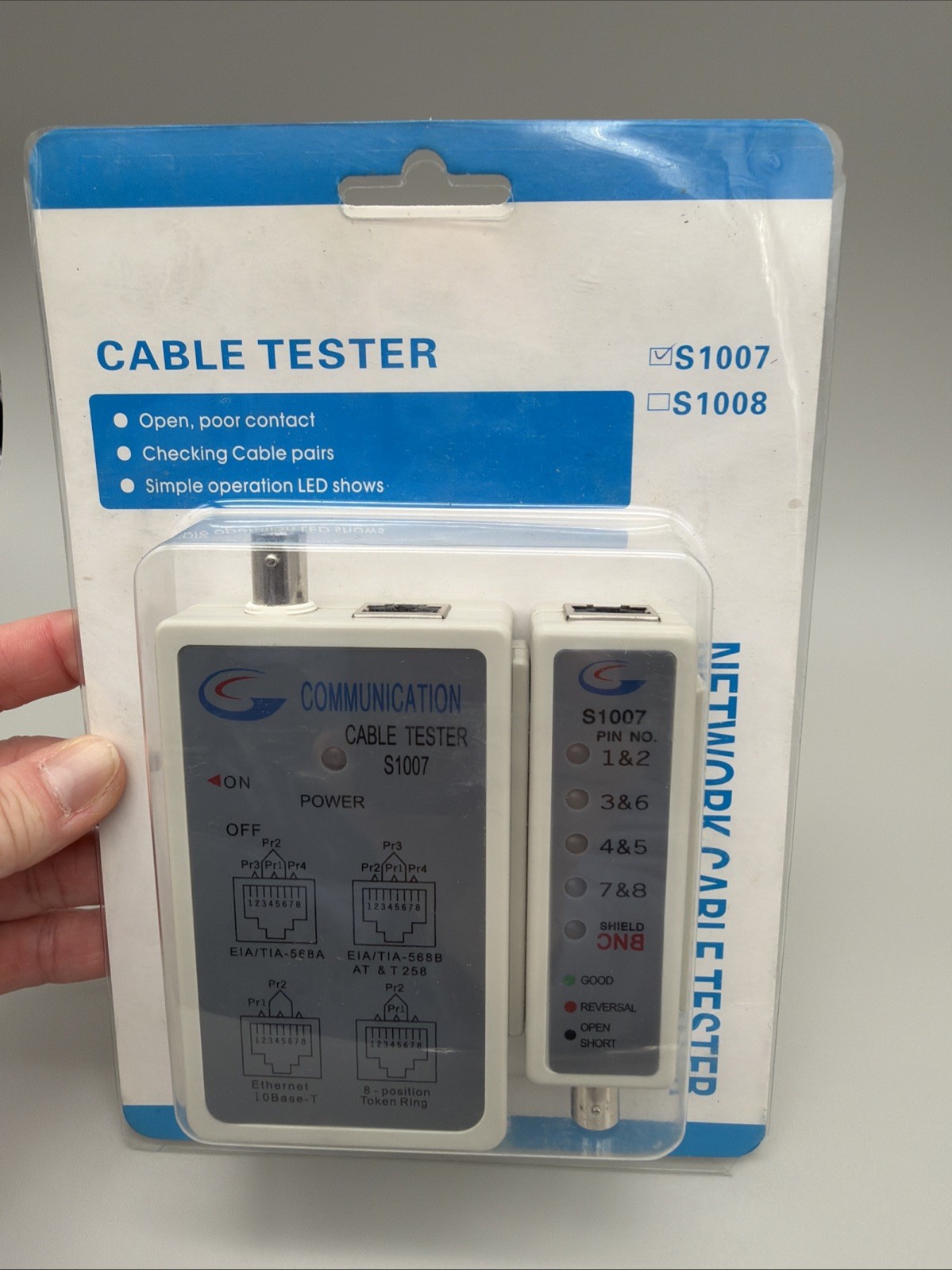 Network Cable Tester S 1007 New In Package