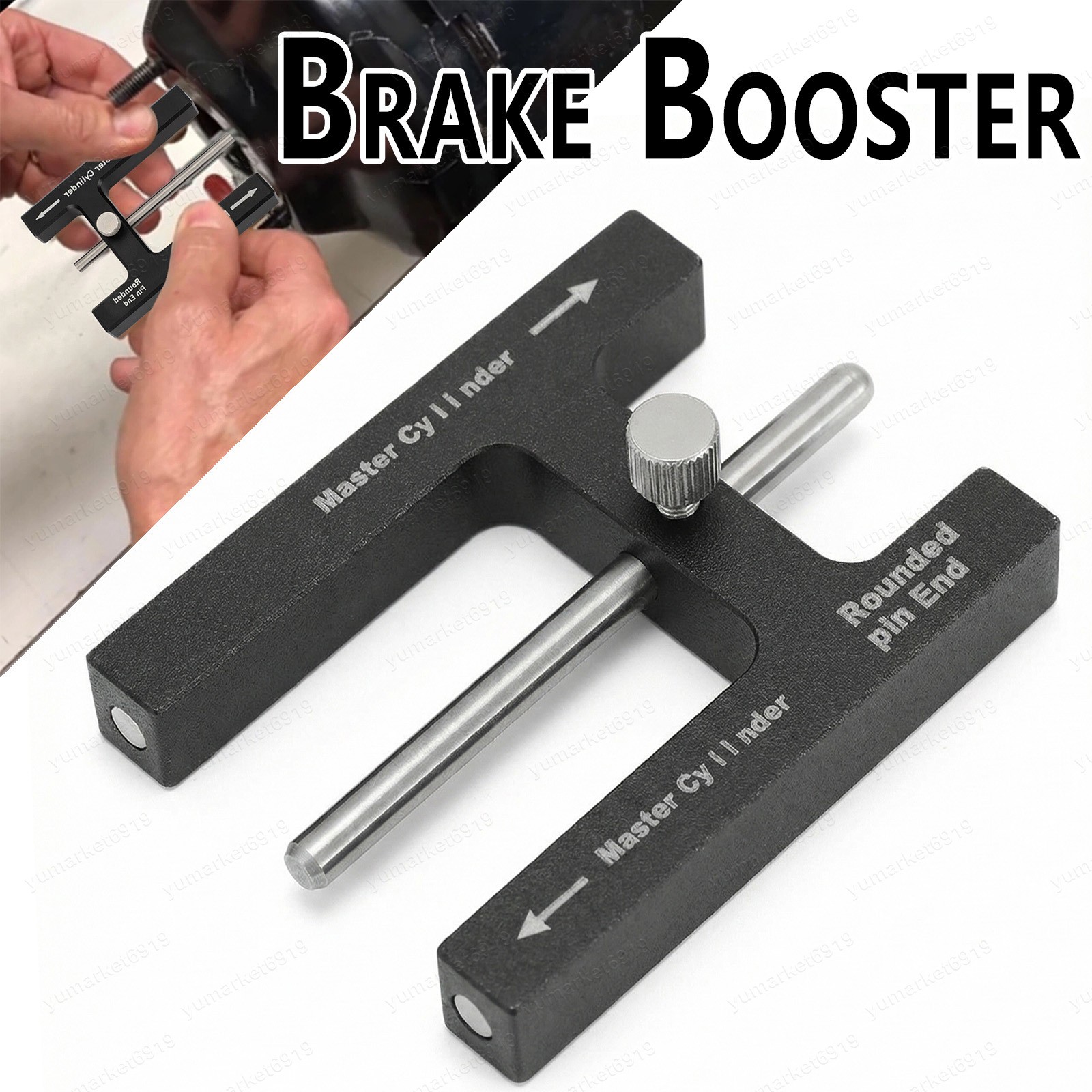 Brake Push Rod Adjustment Tool Magnetic for Precise Booster to Master Cylinder