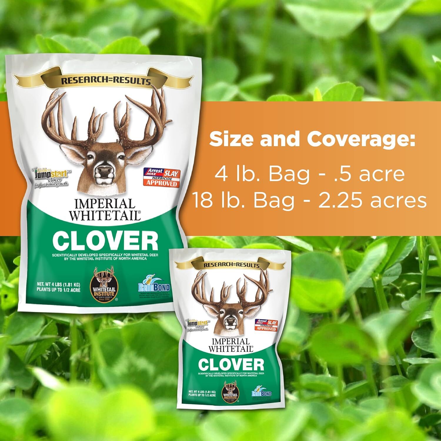 Imperial Clover Food Plot Seed (Spring And Fall Planting), 4
