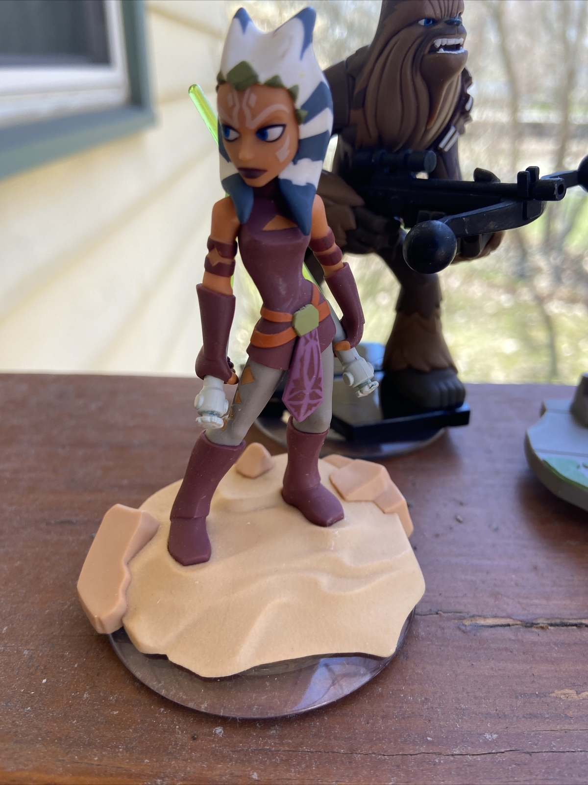 (5)Disney Infinity Star Wars 3.0 Figures - Anakin Leia Chewbacca