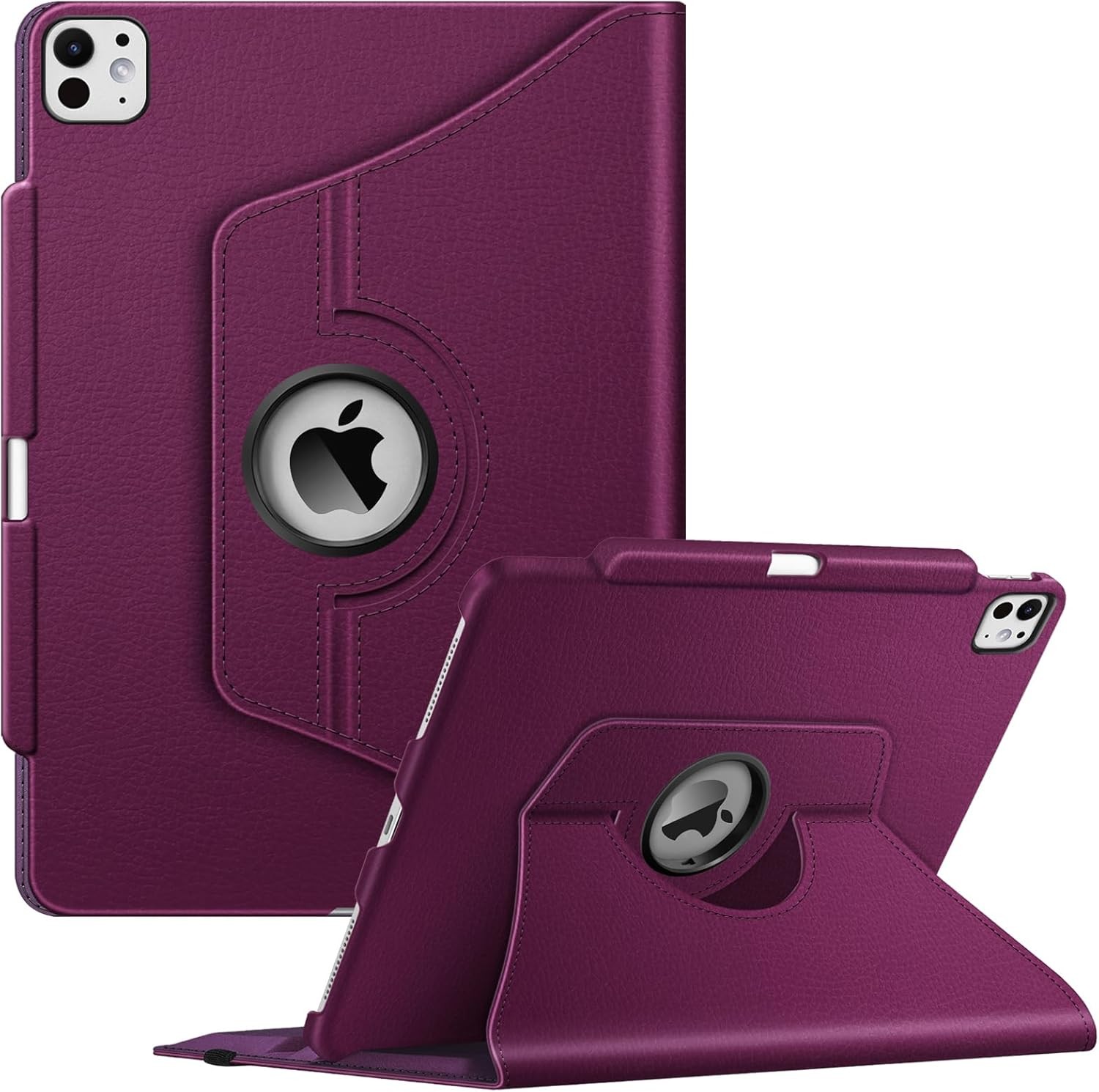Rotating Case for iPad Pro 13-inch (M5) 2025 / (M4) 2024 Protective Smart Cover