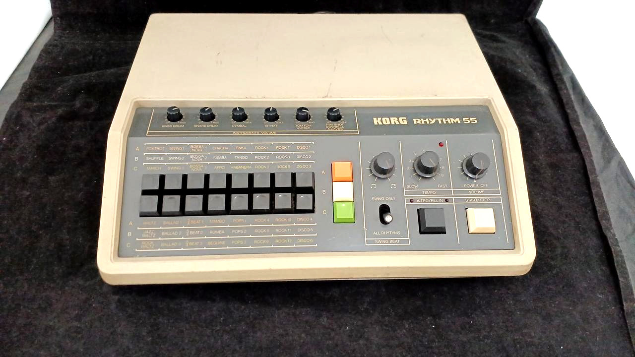 Korg Rhythm 55 KR-55 Vintage Rhythm Box analog Drum Machine from Japan