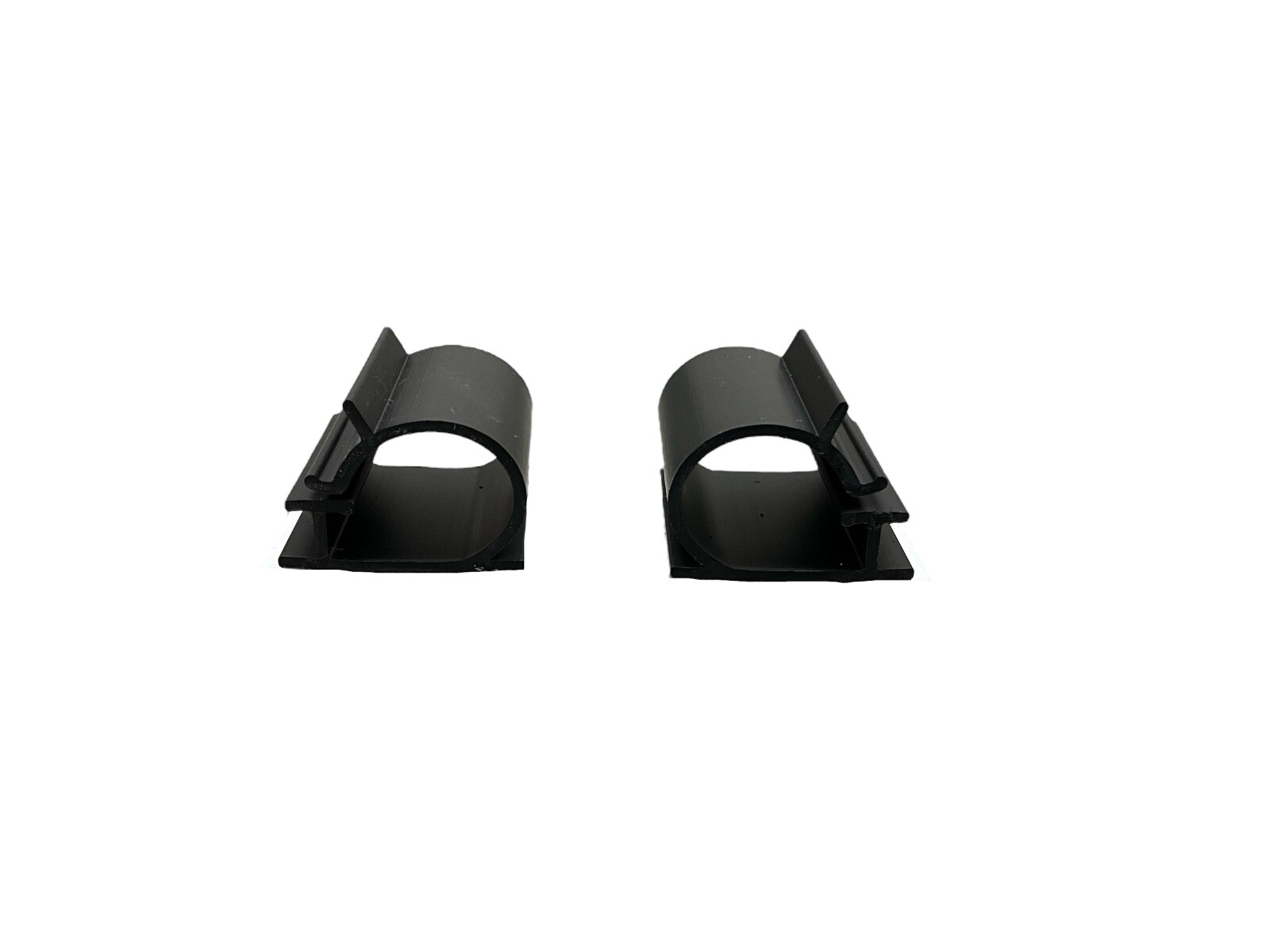 GL500RT  Adhesive Back Clip, Locking, Black  25-pk