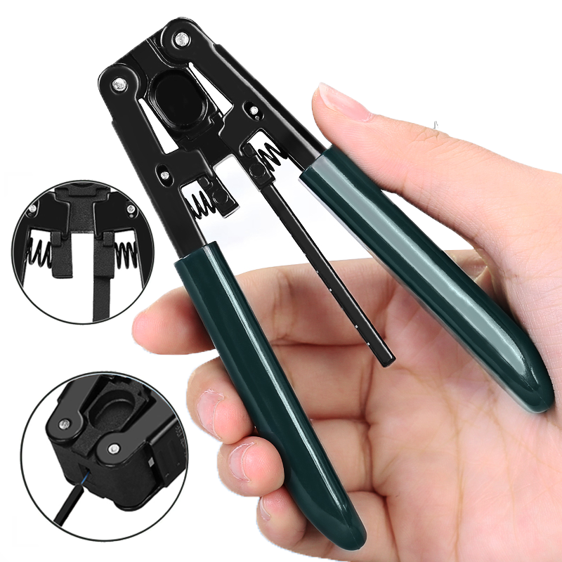 3x2mm 125μm cladding diameter 0.25&0.9mm Coating Leather wire cable stripper