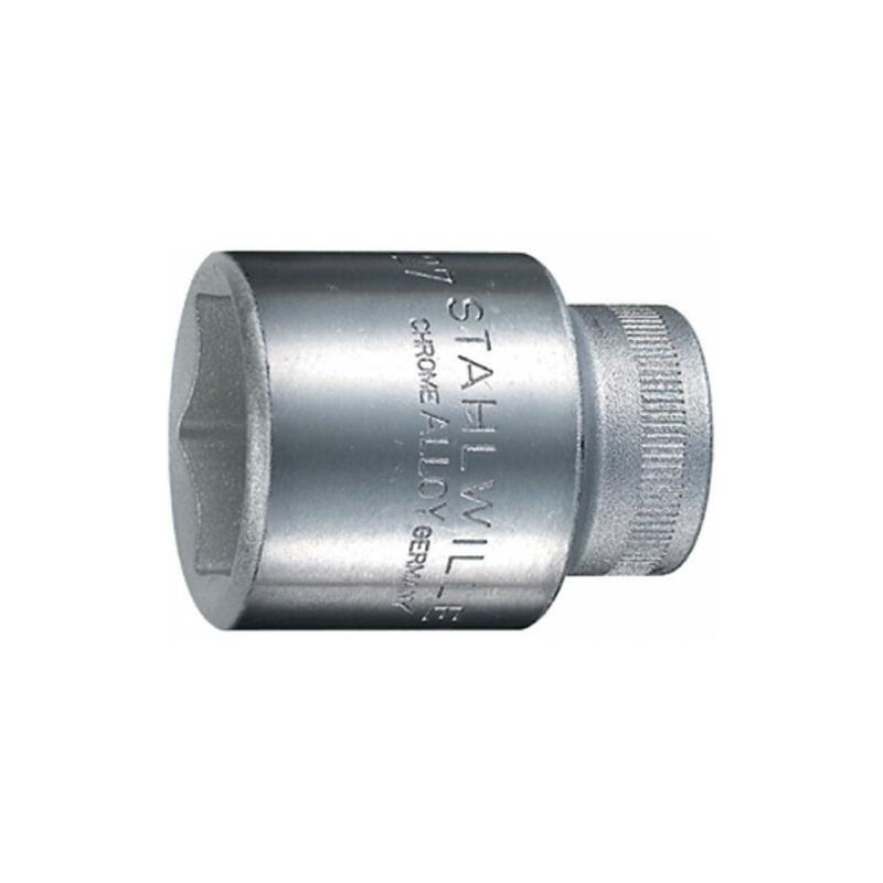 Stahlwille 03030017 52 1/2" 6-pt Socket, 17 mm