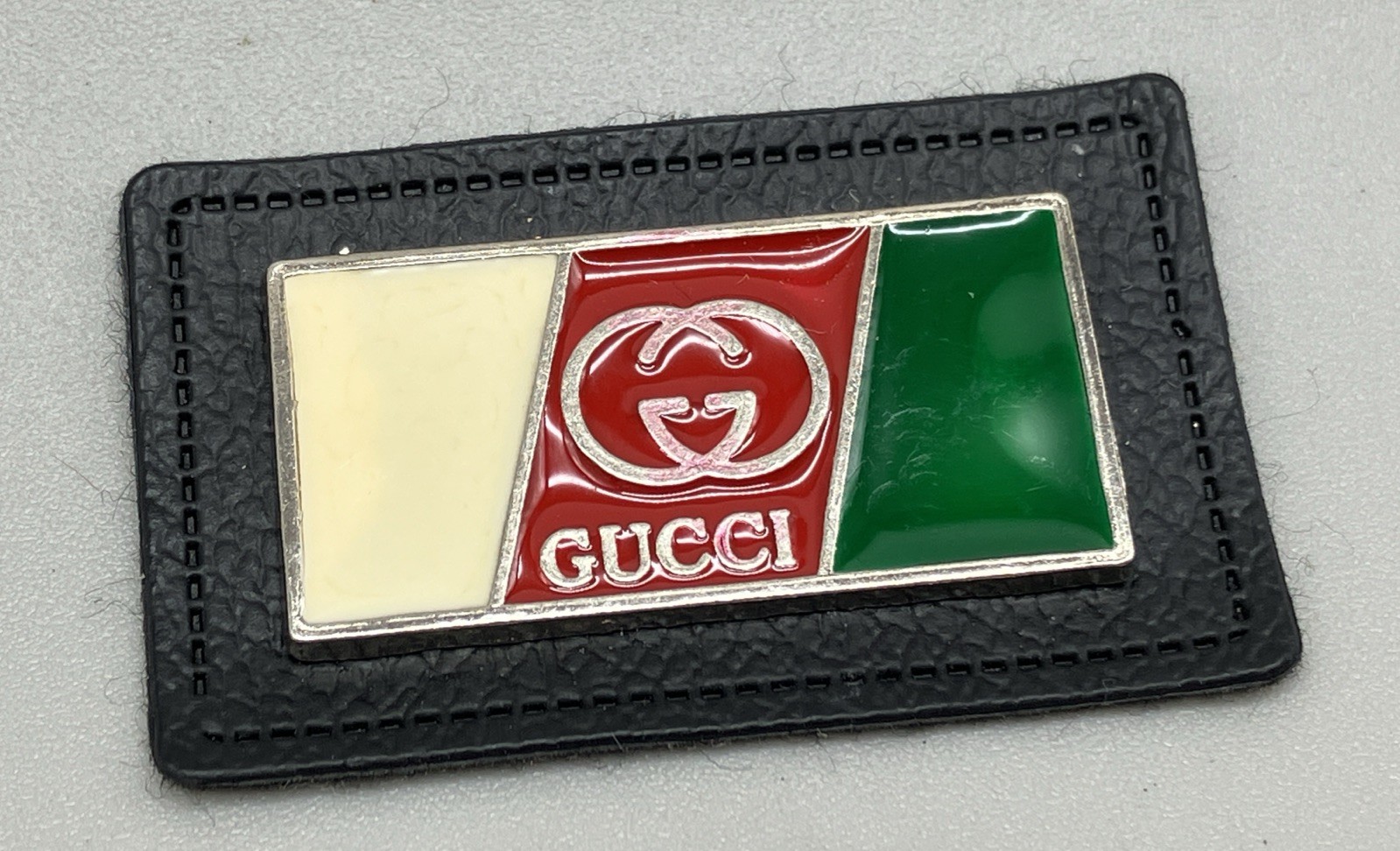 GUCCI Metal Badge Patch 1.25”x.75”