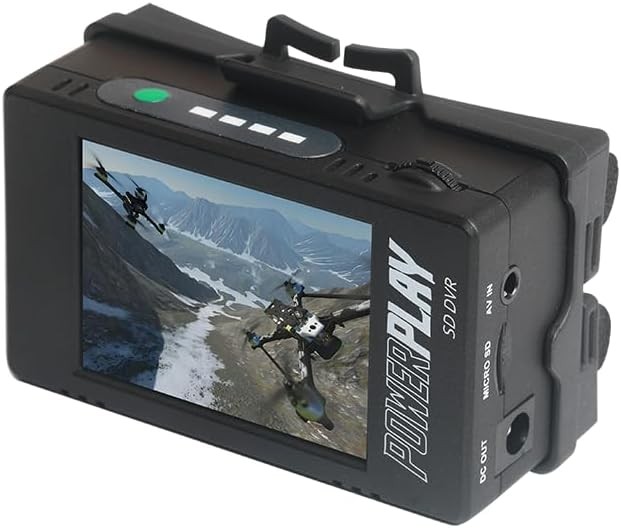 RunCam 2025 Latest Immersion RC PowerPlay Vintage Camera Monitor with DVR LCD Sc