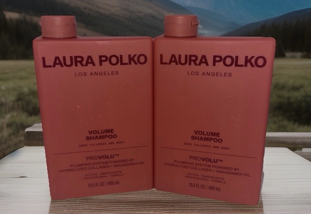 Lot Of 2 Laura Polko Los Angeles Color Protect Volume Shampoo Provolu 13.5FLoz