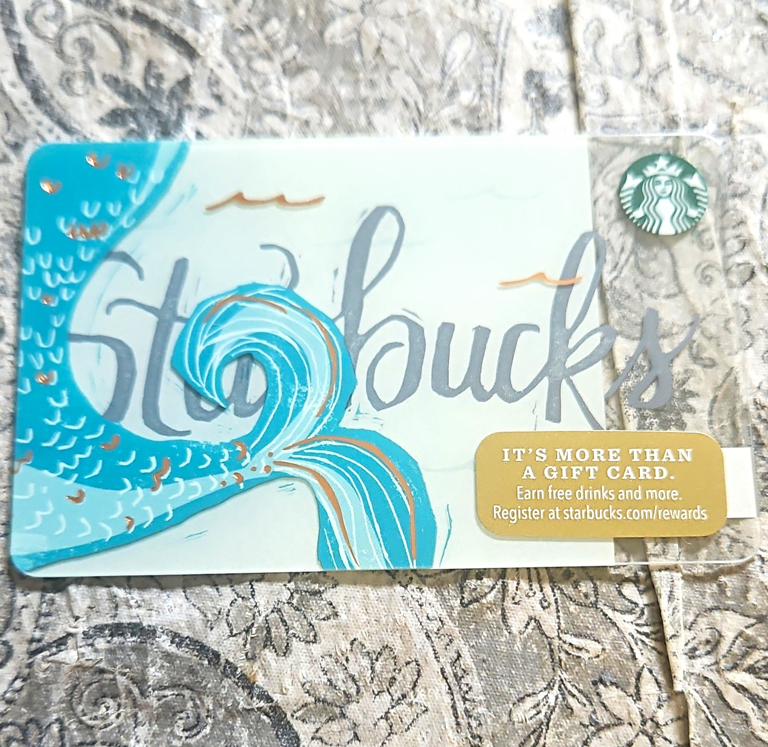 Starbucks Hallabucks Mermaid Tail Collectible Card, US, No Expiration