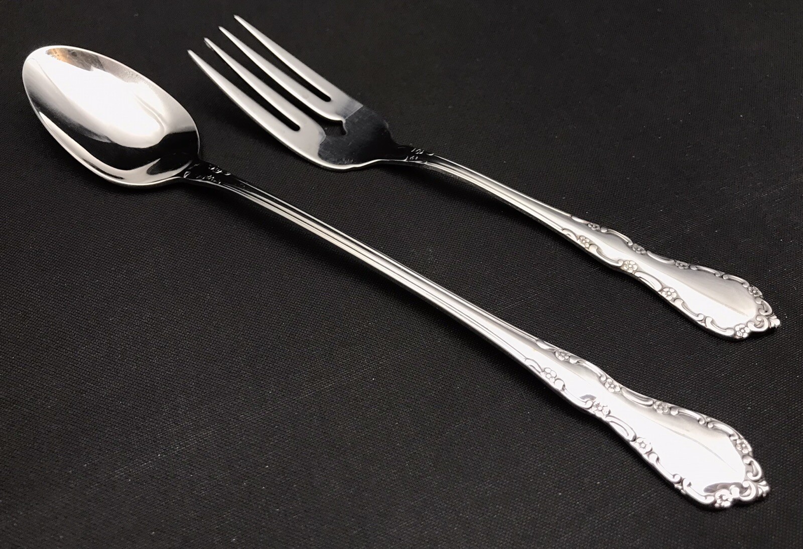 Set of 2 Mansion Hall Distinction Oneida HH Fork & Spoon