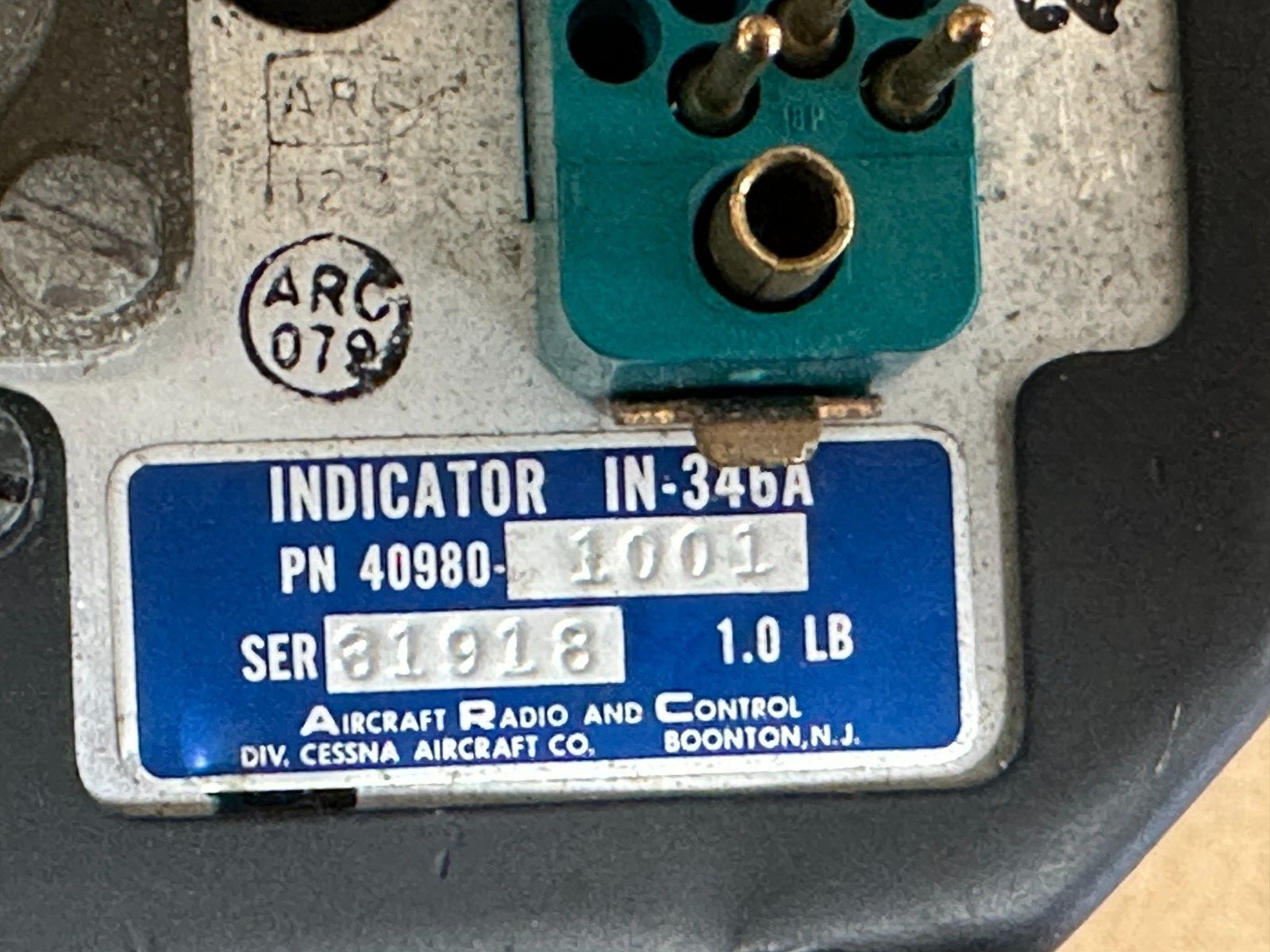 ADF Indicator P/N 40980-1001 As Removed