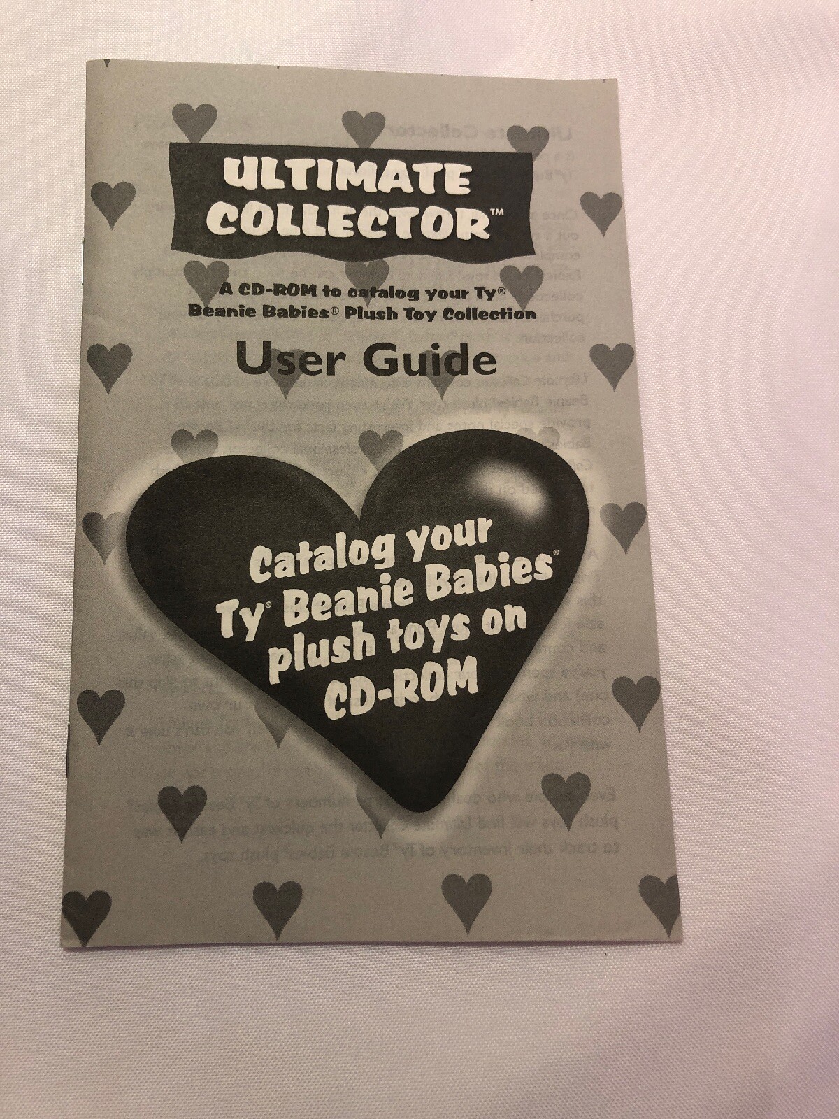 '98 Ultimate Collector Beanie Babies CD-ROM *User Guide Only*