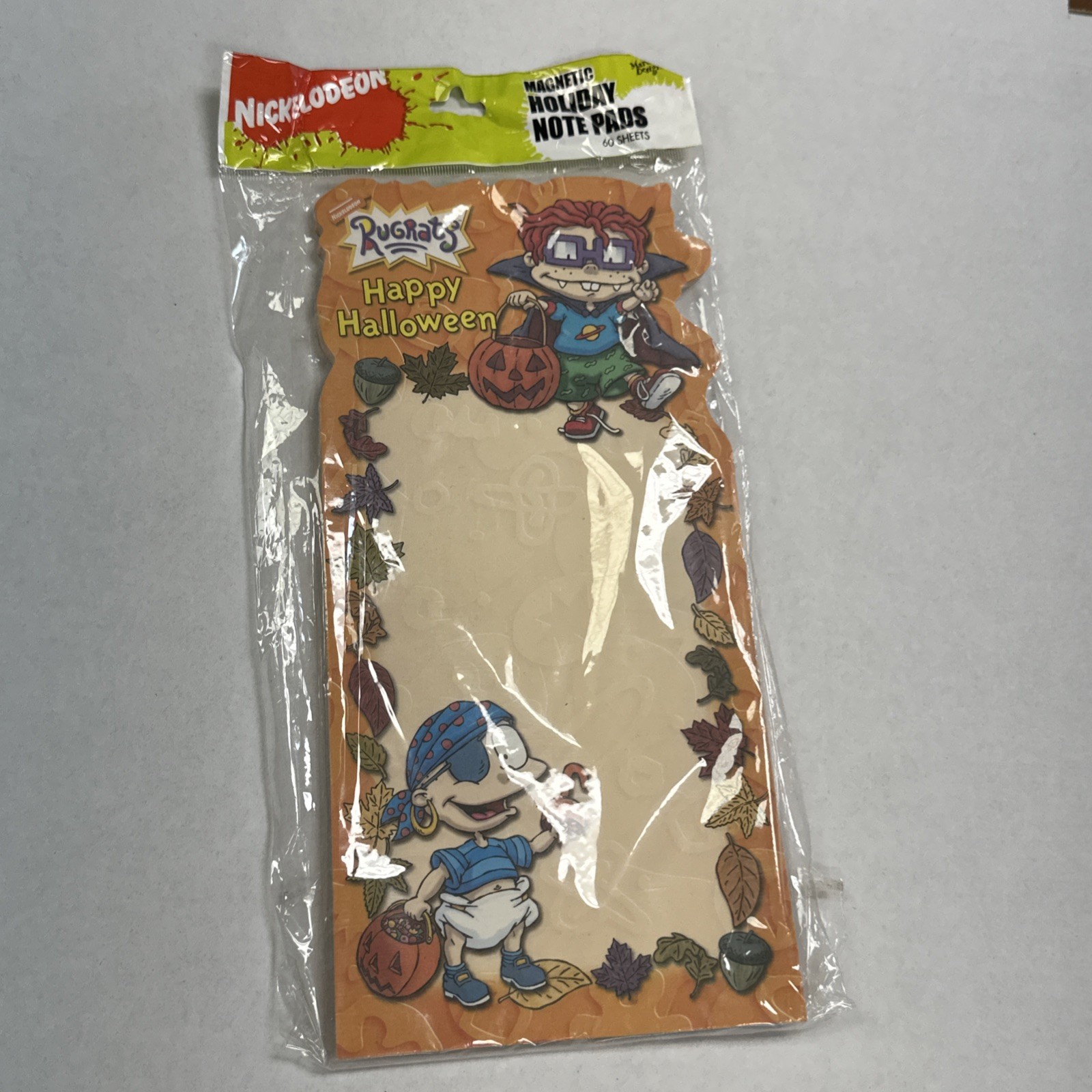Vintage 2004 Nickelodeon Rugrats Magnetic Halloween Notepad 60 Sheets Rare New