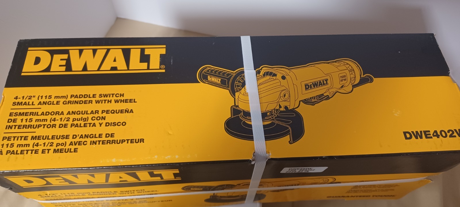 dewalt 4 1/2 angle grinder corded