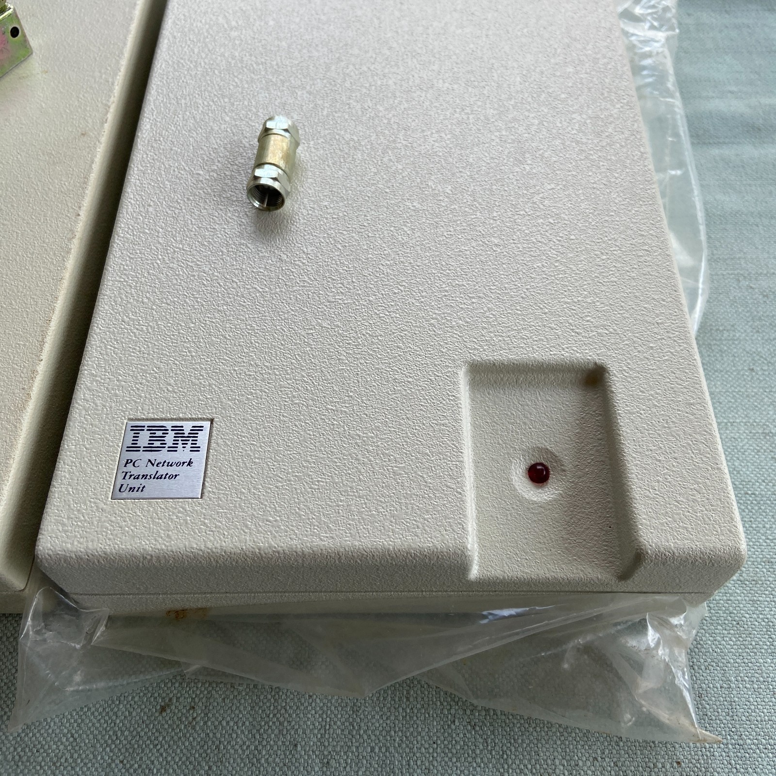 IBM PC Network Translator Unit Lot 2 Model 5178 Coax Base Expander Cable Vintage