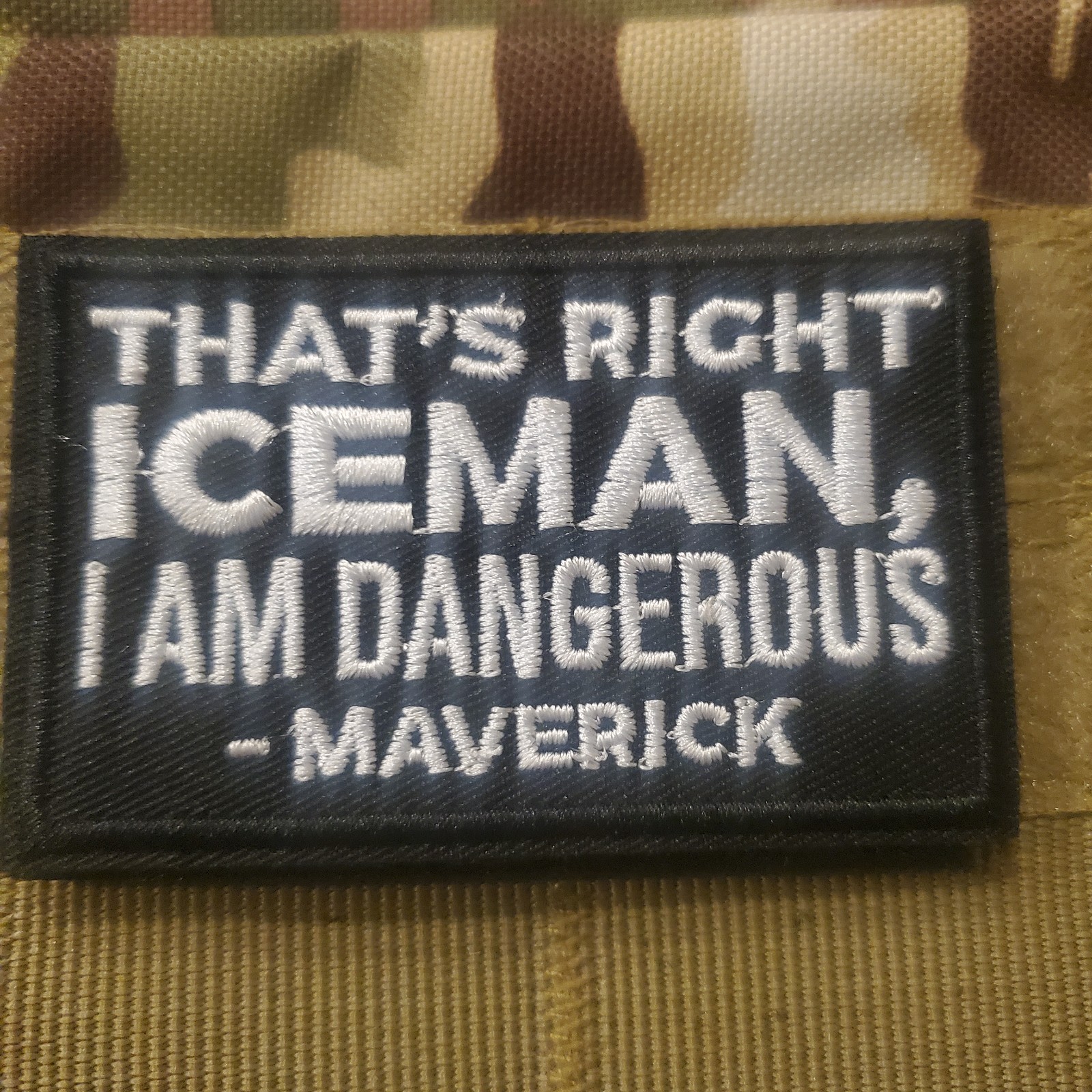 THATS IGHT ICEMAN Tactical Morale Patch Hook and Loop